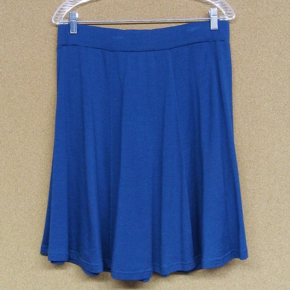 A-line, soft wool skirt